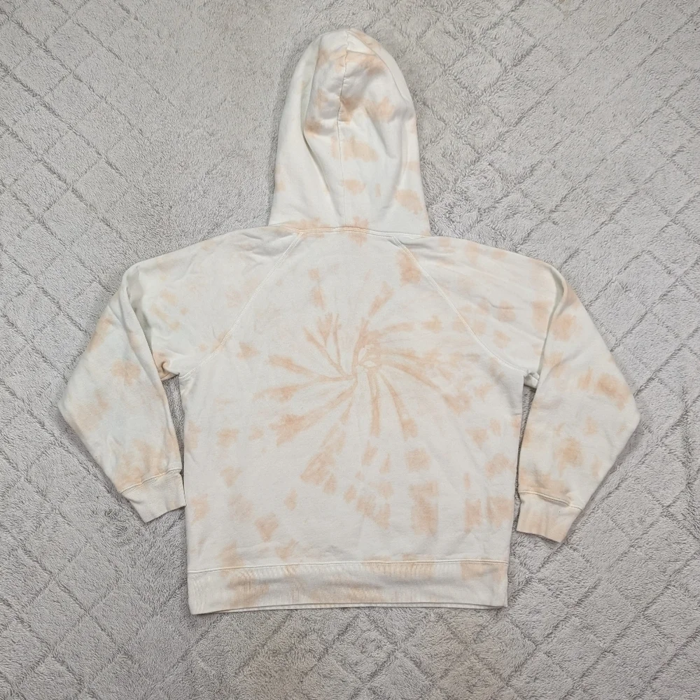 Reformation Hoodie Sweatshirt Womens L Beige Cream Tie Dye Tanner Relax Lounge - Picture 8 of 8
